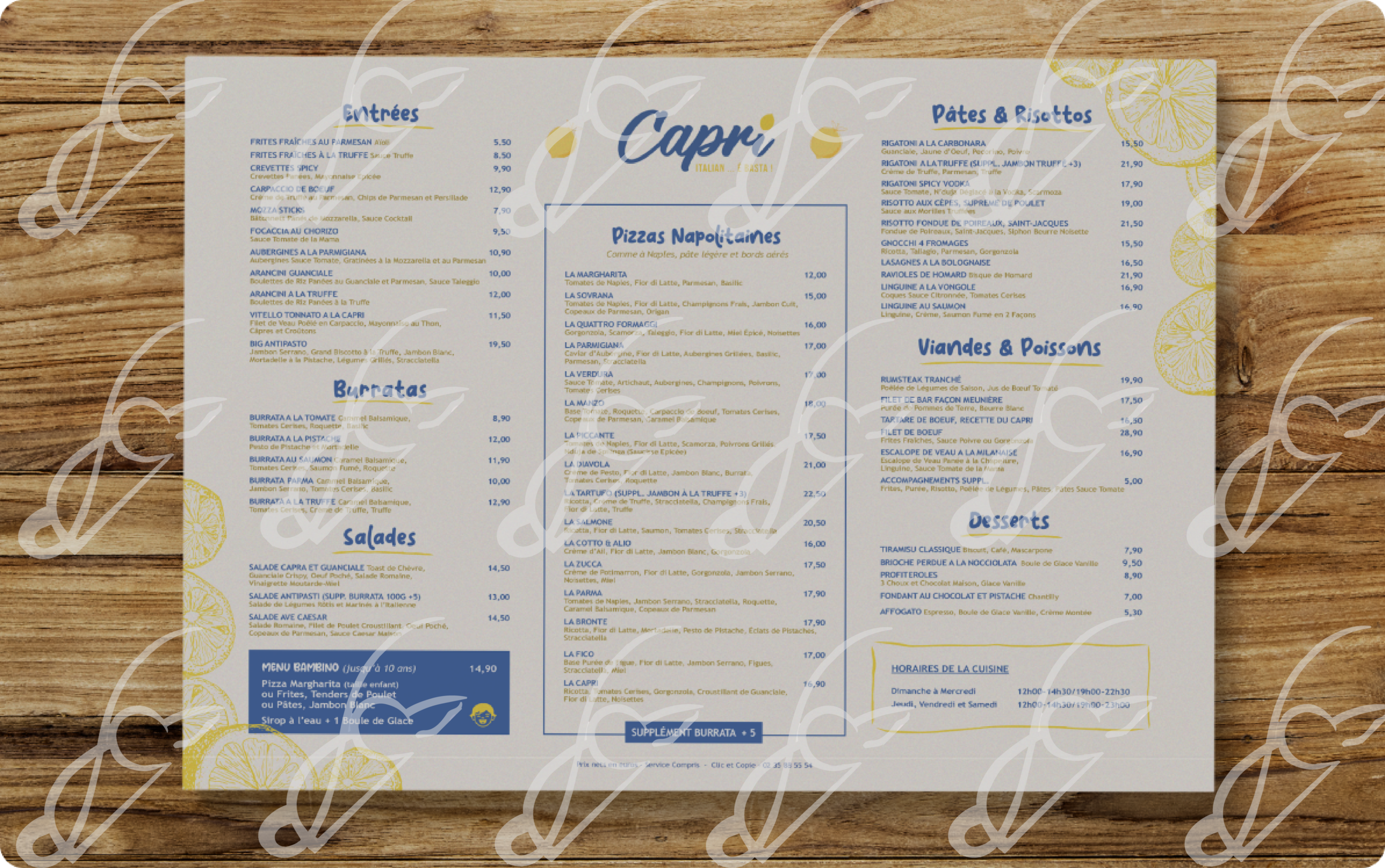 Set de table Capri